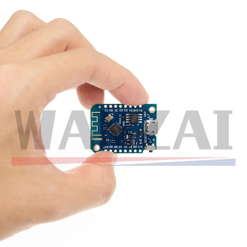 Wemos D1 Mini V3.0.0 WIFI Internet-narsalarni rivojlantirish kengashi Arduino Nodemcu V2 MicroPython uchun ESP8266 CH340 CH340G 4MB