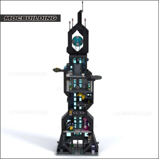 Киноигра MOC, строительные блоки, знаменитая башня, технология, кирпичи, сделай сам, сборка, коллекция, модель, уличный дисплей, строительные игрушки, подарки