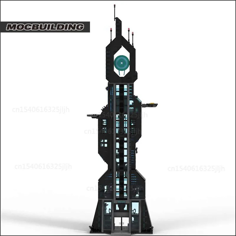 Киноигра MOC, строительные блоки, знаменитая башня, технология, кирпичи, сделай сам, сборка, коллекция, модель, уличный дисплей, строительные игрушки, подарки