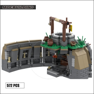 Time The Well Moc Строительные блоки Серия замков Архитектура Технология Кирпичи DIY Сборка Коллекция Дисплей Игрушки Рождественские подарки Светло-серый