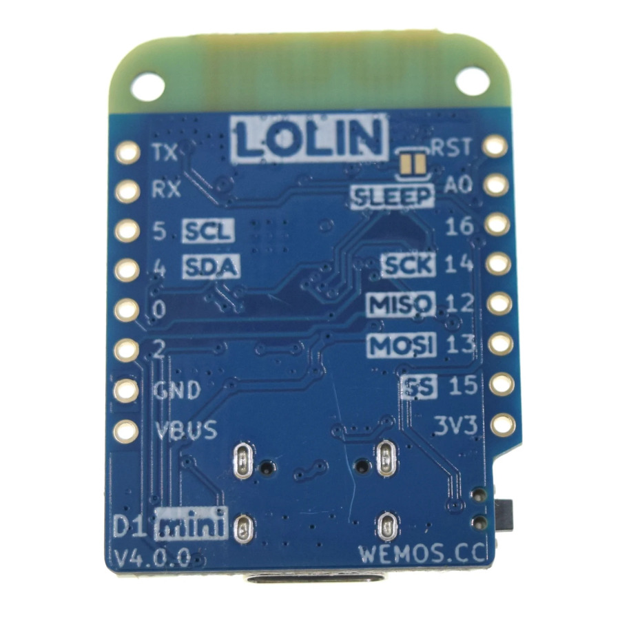 [1] LOLIN D1 Mini V4.0.0 - WEMOS WIFI Интернет вещей плата на основе ESP8266 4MB MicroPython Nodemcu Arduino совместимый