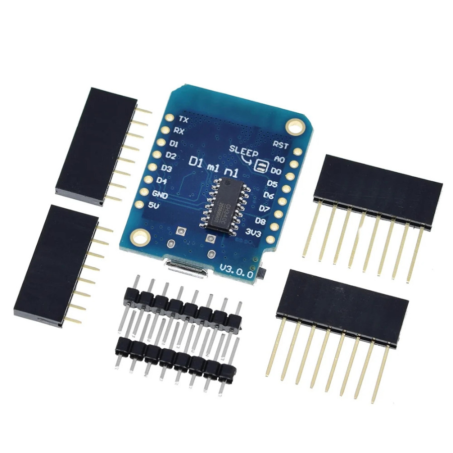 Arduino Nodemcu V2 MicroPython uchun ESP8266 CH340G 4MB asosidagi Wemos D1 Mini V3.0.0 WIFI Internet-narsalarni ishlab chiqish kengashi