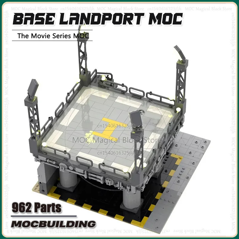 Фильм Сцена Moc Строительные Блоки Императорская База Landport Коллекция Диорама Дисплей Модель Технология Кирпичи Игрушки Рождественские Подарки