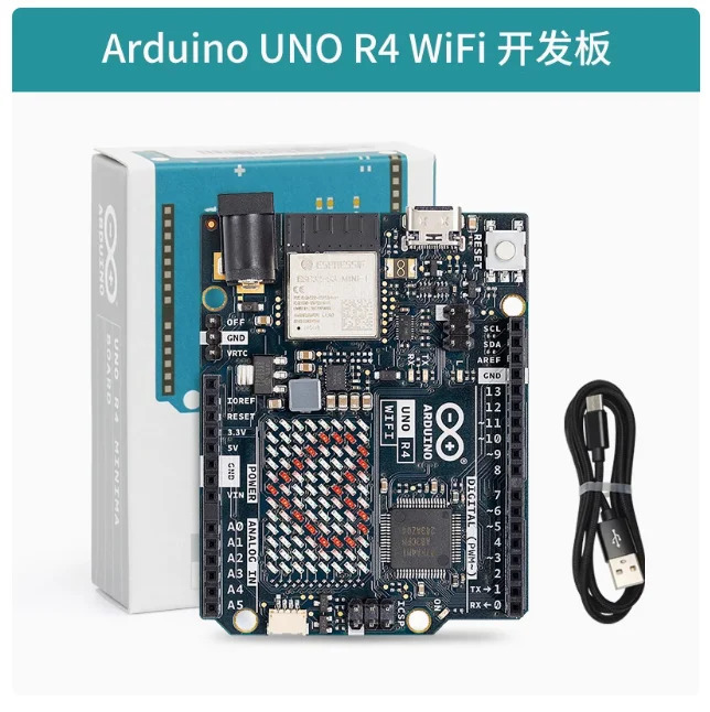 Mashhur original Arduino UNO R3/R4 Minima/WiFi IoT boshlangʻich toʻplami dasturlash qoʻllanmalari bilan