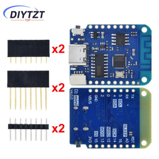 DIYTZT WEMOS D1 Mini V4.0.0 TYPE-C USB WIFI Плата Интернета вещей на базе ESP8266 4 МБ MicroPython Nodemcu Arduino Совместимость