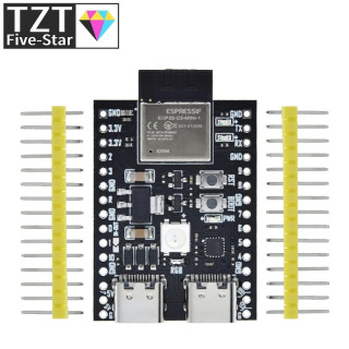 ESP32 / ESP32-C3 WiFi + Bluetooth 5,0 Интернет вещей Dual Type-C макетная плата, основная плата для Arduino