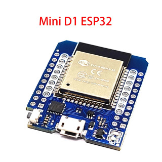 D1 mini ESP32 Φ WiFi + Bluetooth-совместимая плата для разработки Интернета вещей на основе ESP8266 Темно-синий