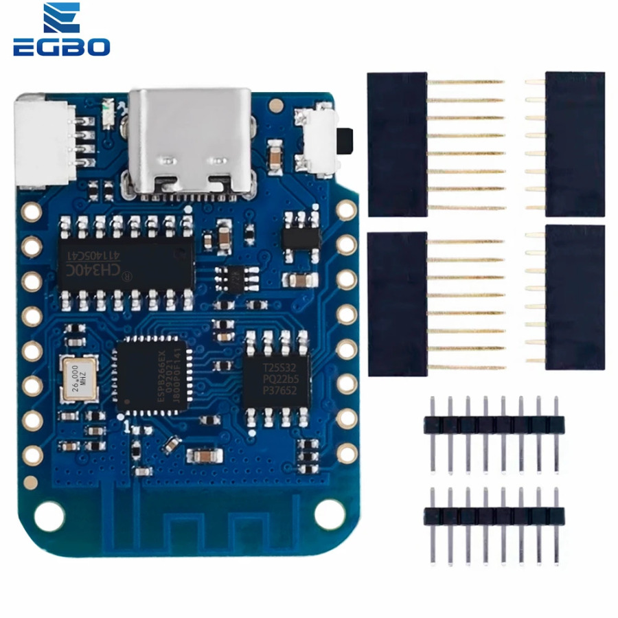 Для WEMOS D1 Mini V4.0.0 TYPE-C USB WIFI Плата Интернета вещей на базе ESP8266 4 МБ MicroPython Nodemcu для Arduino, совместимая
