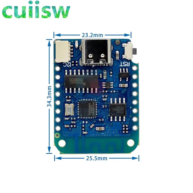 D1 Mini V4.0.0 TYPE-C USB WEMOS WIFI Плата Интернета вещей на базе ESP8266 4 МБ MicroPython Nodemcu Arduino Совместимость