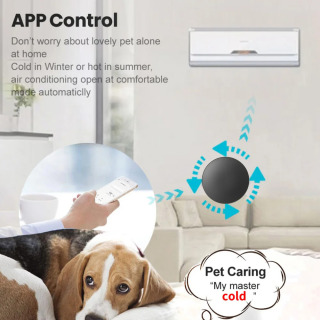 Tuya WiFi ИК-пульт дистанционного управления Smart Life Товары для дома с датчиком температуры и влажности работает с Google Home Assistant Alexa