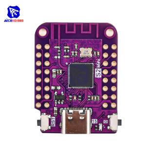 Модуль Wi-Fi ESP32 S2 Mini, ESP32-S2, 4 МБ флэш-памяти, Type-C, плата для разработки Интернета вещей, совместимая с MicroPython Хаки