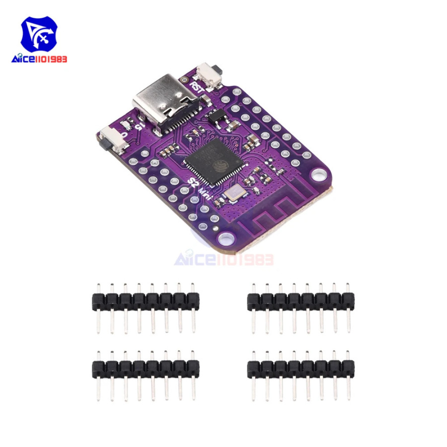 ESP32 S2 Mini WiFi moduli ESP32-S2 4MB Flash Type-C IoT ishlab chiqish platasi MicroPython bilan mos keladi
