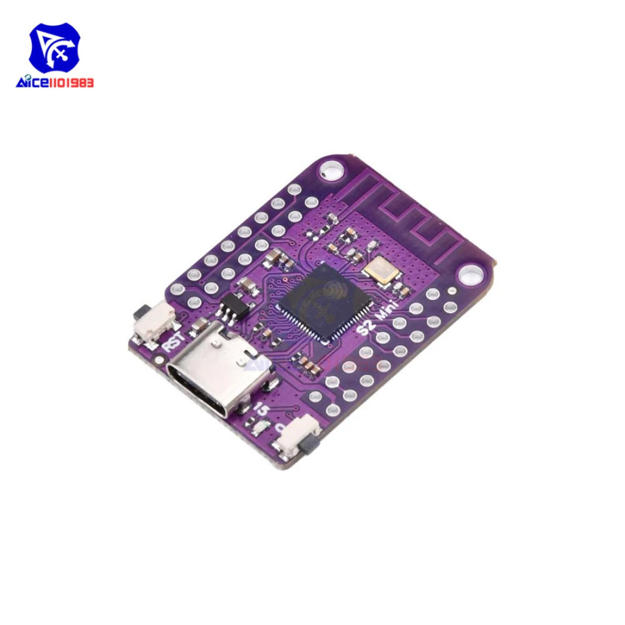 ESP32 S2 Mini WiFi moduli ESP32-S2 4MB Flash Type-C IoT ishlab chiqish platasi MicroPython bilan mos keladi