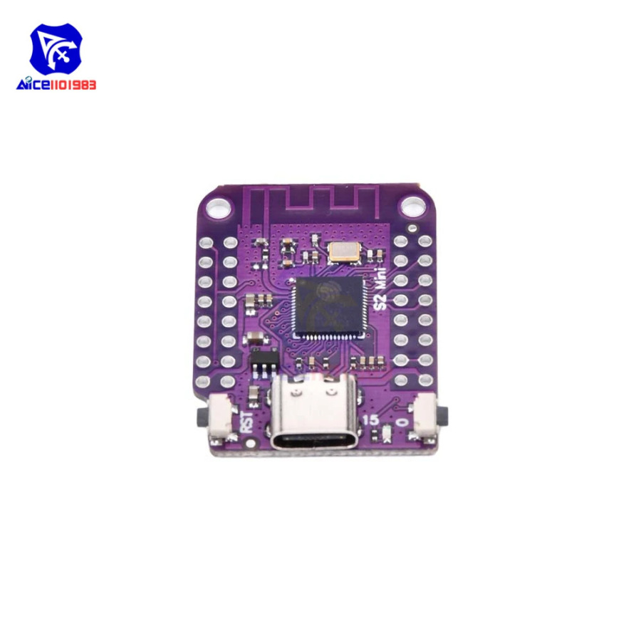 ESP32 S2 Mini WiFi moduli ESP32-S2 4MB Flash Type-C IoT ishlab chiqish platasi MicroPython bilan mos keladi