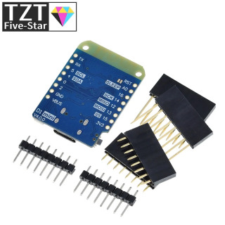 GREATZT D1 Mini V4.0.0 - ESP8266 4MB asosidagi WEMOS WIFI Internet-narsalar platasi MicroPython, Nodemcu, Arduino bilan mos keladi