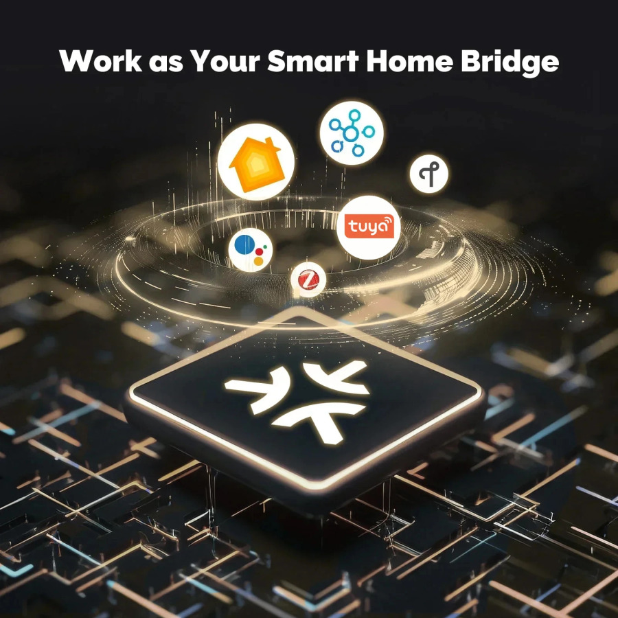 TONGOU Matter Gateway, Tuya Zigbee Hub, голосовое управление с Siri, HomeKit, SmartThings, Google Assistant, умный дом