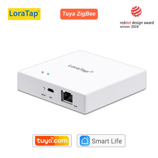 LoraTap умный дом Tuya ZigBee шлюз хаб мост с сетевым интерфейсом приложение Smart Life устройства дистанционного управления до 256 сетки небесно-голубой