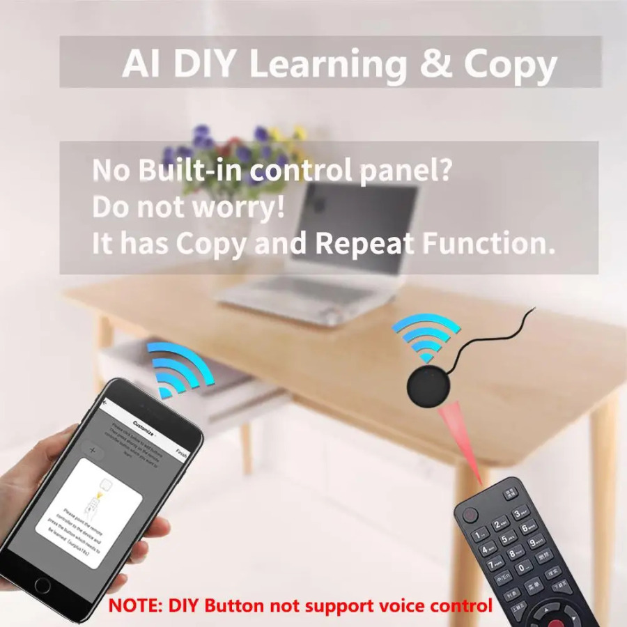 Tuya Smart WiFi ИК-пульт дистанционного управления Умный дом для кондиционера ТВ Универсальный инфракрасный порт