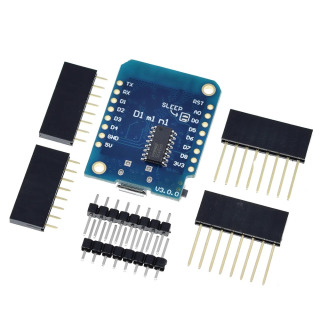 1/2/5 dona. Arduino Nodemcu V2 uchun ESP8266 CH340 4MB asosidagi Wemos D1 Mini V3.0.0 WIFI IoT ishlab chiqish platasi