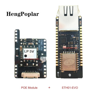 Yangilangan WT32-ETH01-EVO aks ettiruvchi POE displey ESP32-C3 WIFI Bluetooth Ethernet moduli 3 in 1 IoT shlyuzi Хаки