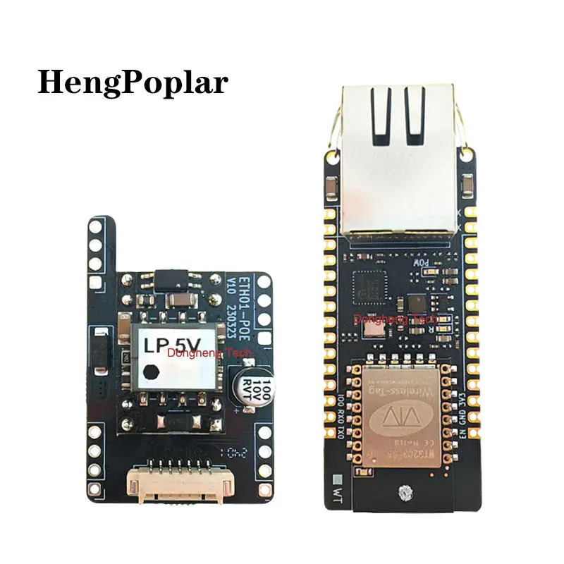 Обновленный WT32-ETH01-EVO с просветляющим дисплеем POE Модуль ESP32-C3 WIFI Bluetooth Ethernet 3 в 1, шлюз Интернета вещей