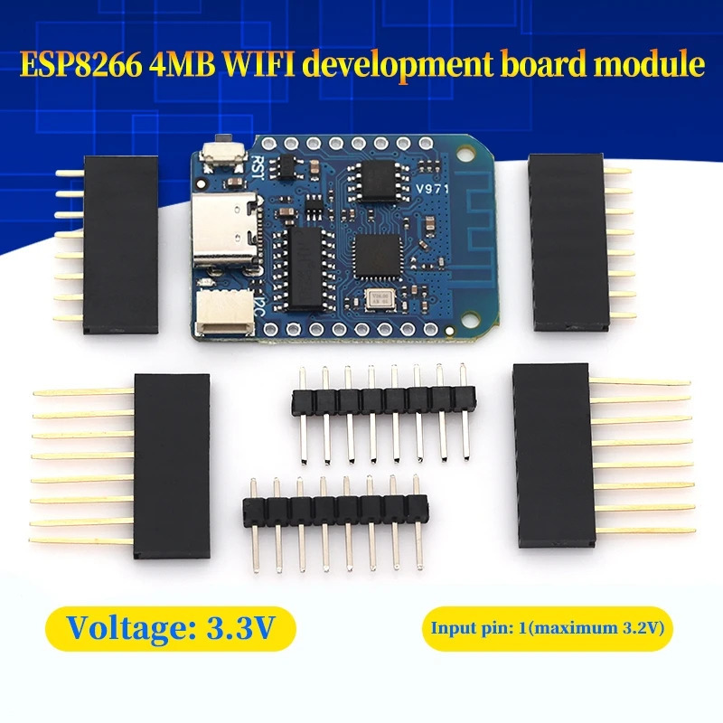 MGQH WEMOS D1 Mini V4.0.0 TYPE-C USB WIFI Плата Интернета вещей на базе ESP8266 4 МБ MicroPython Nodemcu Arduino Совместимость
