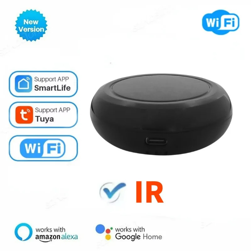 Инфракрасный пульт дистанционного управления Tuya Wi-Fi, устройства для умного дома, универсальный, совместимый с Alexa Google Home Voice Assistant TV Air