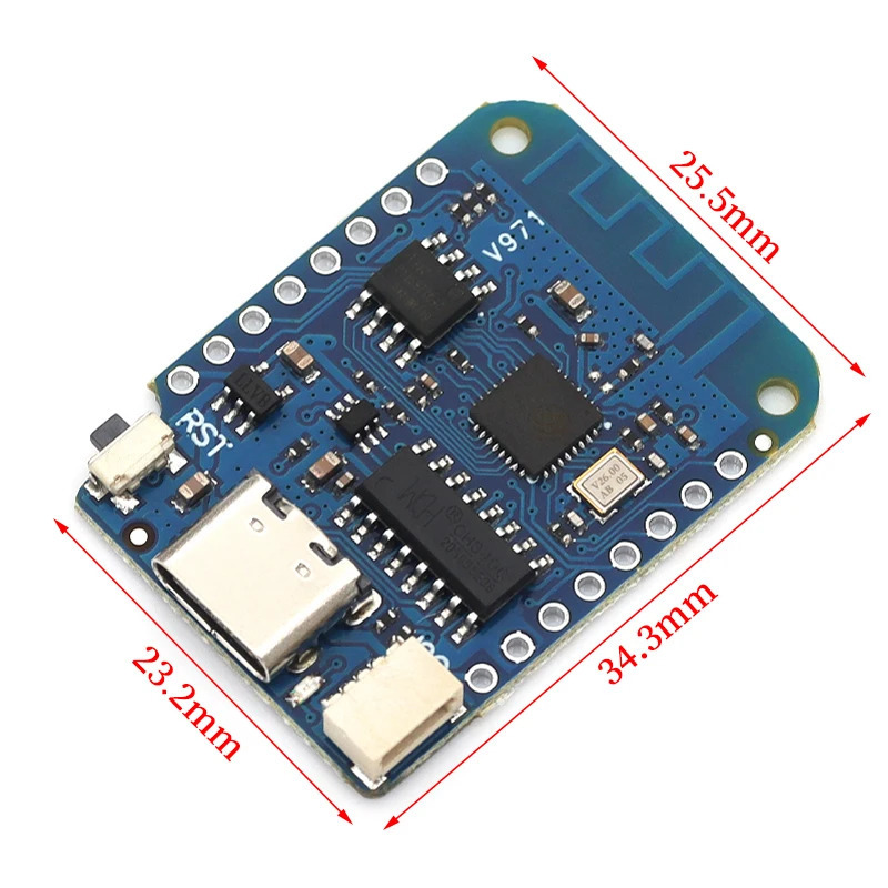 1-10 шт. LOLIN D1 Mini V4.0.0-WEMOS WIFI плата Интернета вещей на базе ESP8266 4 МБ MicroPython Nodemcu Arduino, совместимая