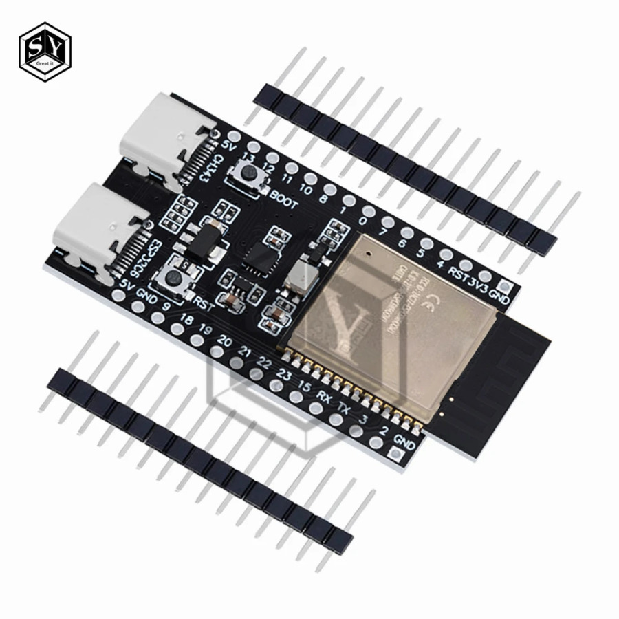 ESP32/ESP32-C6 WiFi+Bluetooth narsalar Interneti Dual Type-C ishlab chiqish platasi ESP32-C6-Dev-Kit C N16R8