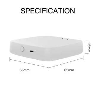 Умный хаб Moes Tuya ZigBee3.0, беспроводной/проводной шлюз-мост, дистанционное управление через приложение SmartLife, совместим с Alexa и Google Home Assistant