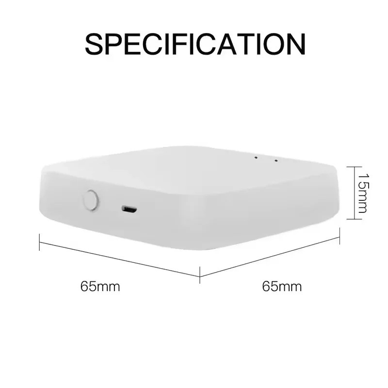 Умный хаб Moes Tuya ZigBee3.0, беспроводной/проводной шлюз-мост, дистанционное управление через приложение SmartLife, совместим с Alexa и Google Home Assistant