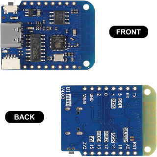 WEMOS D1 Mini V4.0.0 TYPE-C USB WIFI Плата Интернета вещей на базе ESP8266 4 МБ MicroPython Nodemcu Arduino Совместимость