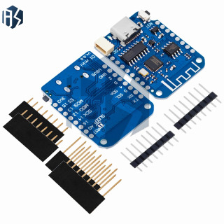 Для WEMOS D1 Mini V4.0.0 TYPE-C USB WIFI Плата Интернета вещей на базе ESP8266 4 МБ MicroPython Nodemcu для Arduino, совместимая