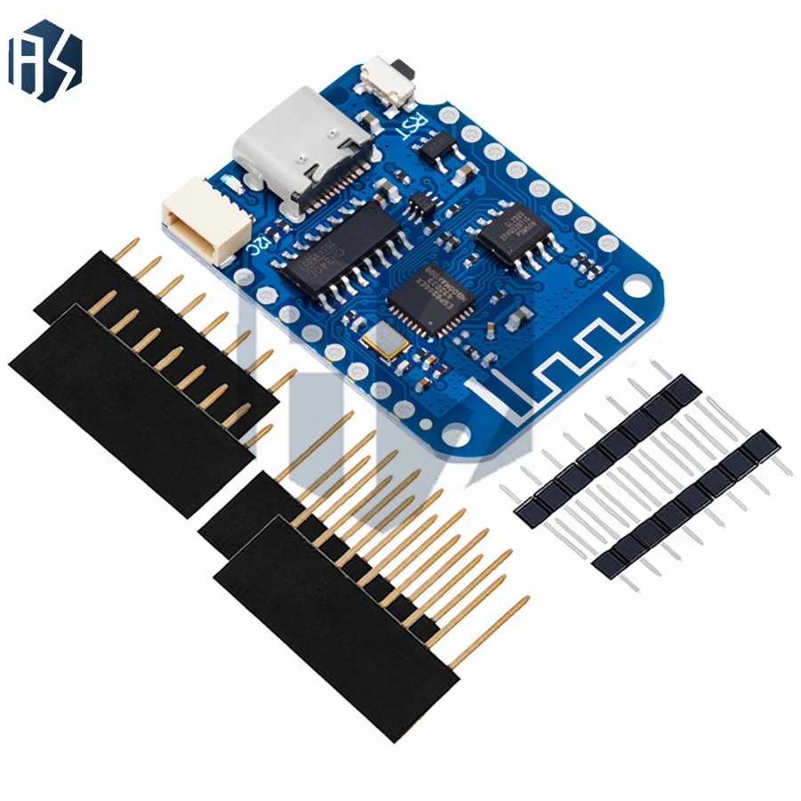 Для WEMOS D1 Mini V4.0.0 TYPE-C USB WIFI Плата Интернета вещей на базе ESP8266 4 МБ MicroPython Nodemcu для Arduino, совместимая