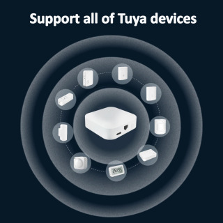 Lincukoo Tuya ZigBee Smart Gateway (Simli) Alexa va Home Assistant bilan mos keladigan barcha Tuya qurilmalarini qoʻllab-quvvatlaydi.
