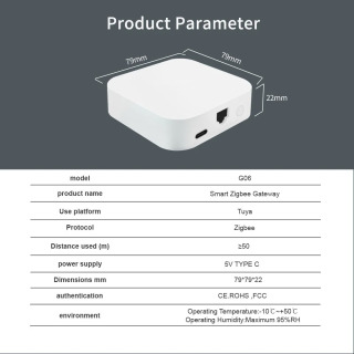 Lincukoo Tuya ZigBee Smart Gateway (Simli) Alexa va Home Assistant bilan mos keladigan barcha Tuya qurilmalarini qoʻllab-quvvatlaydi.