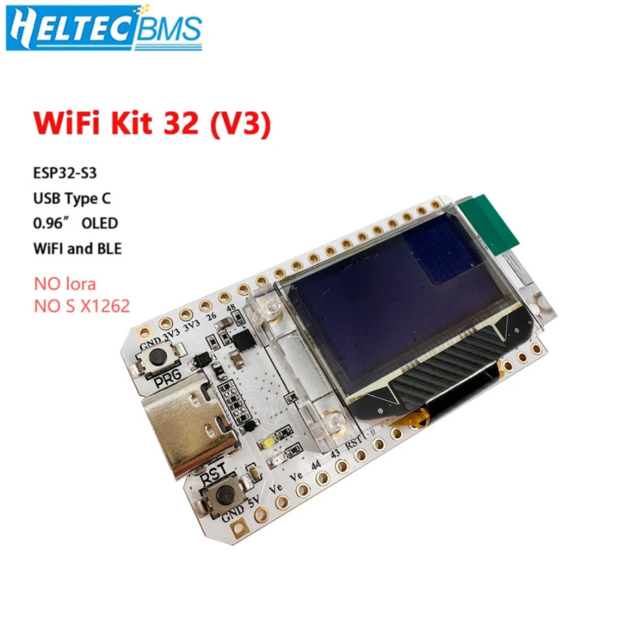 Heltec ESP32 WiFi Kit 32 (V3) макетная плата 0,96 дюйма синий OLED дисплей Интернет вещей для Arduino с радиатором