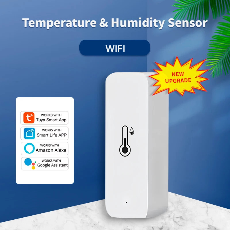 IHSENO Tuya Wi-Fi датчик температуры и влажности Smart Life APP монитор умный дом работает с Alexa Google Home концентратор не требуется
