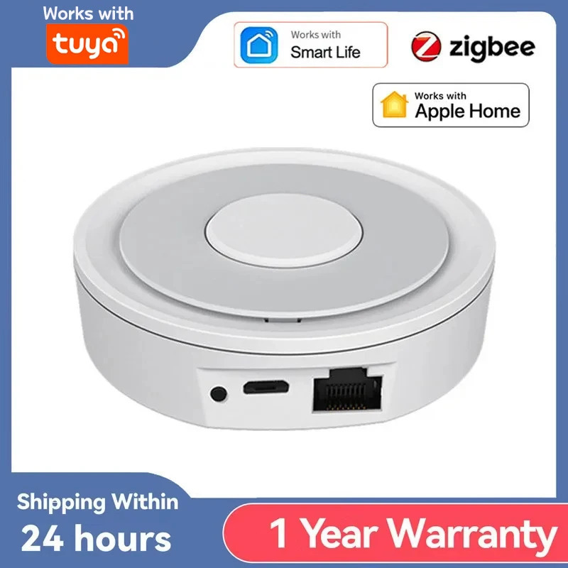 Tuya Smart ZigBee и Homekit Hub Gateway Wire Smart Home Bridge Пульт дистанционного управления работает с приложением Apple Home и Smart Life