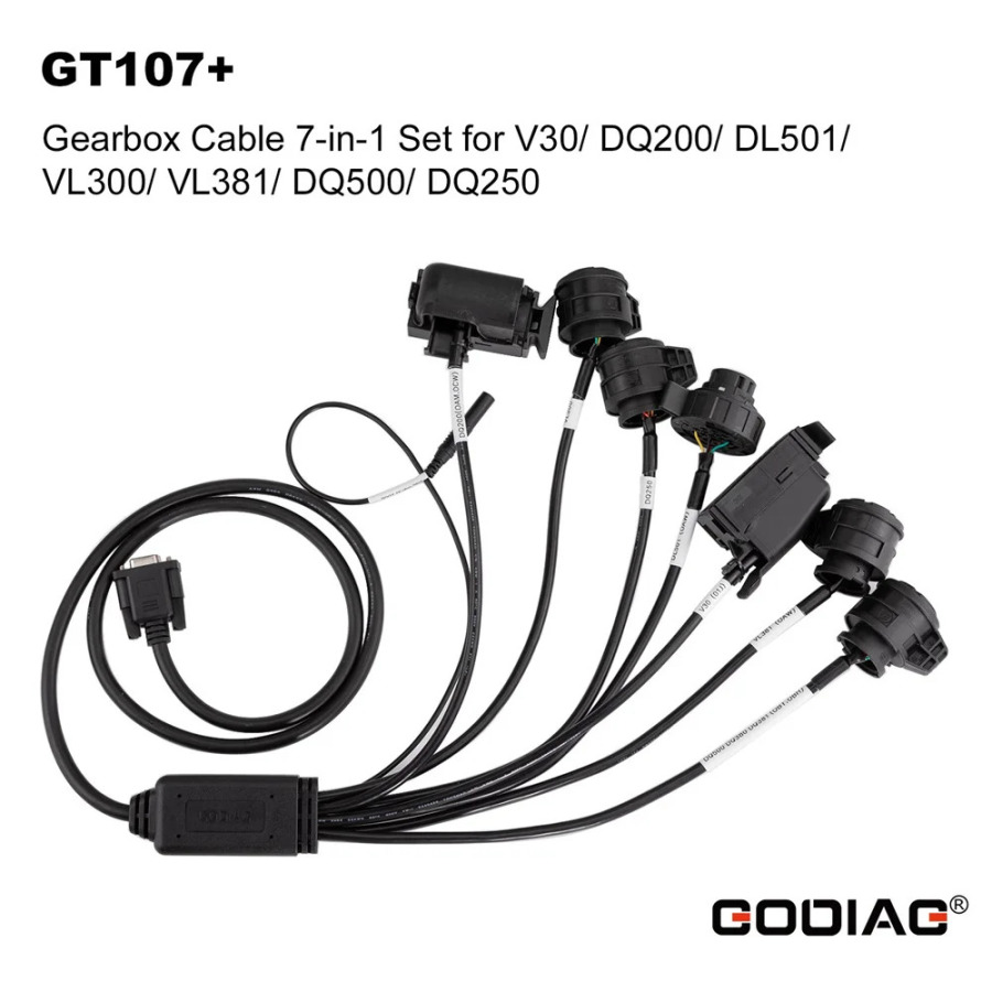 GODIAG GT107+ uzatish kabeli 7 tasi 1 ta kabel toʻplami