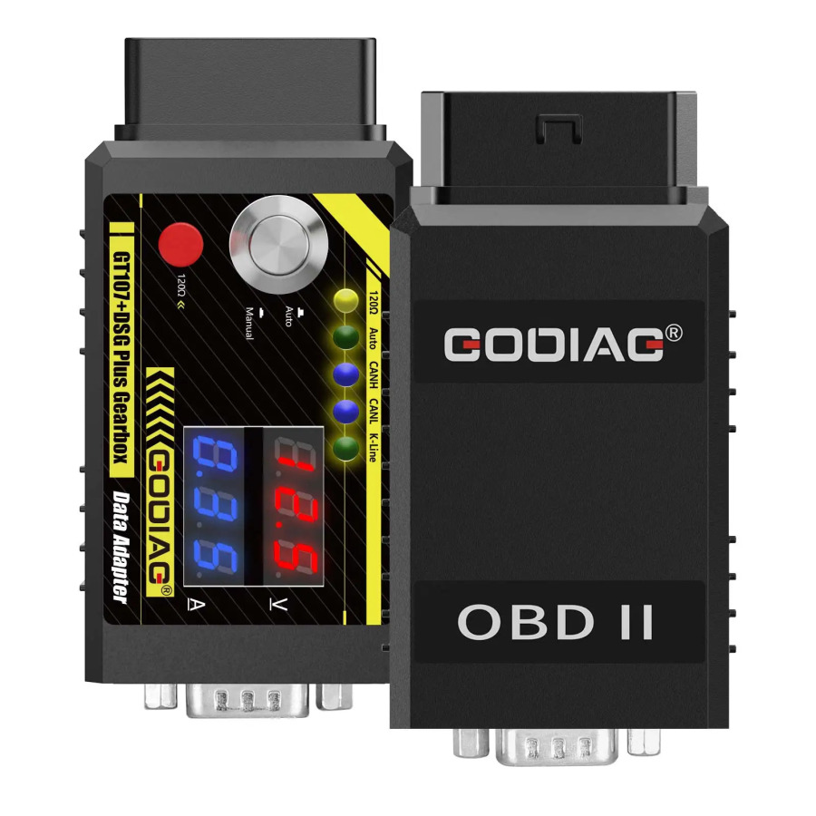 GODIAG ECU GPT Boot/G-V Кабель ЭБУ/Кабель коробки передач 7-в-1/Кабель коробки передач 9-в-1+GT107+ Адаптер данных коробки передач DSG Plus