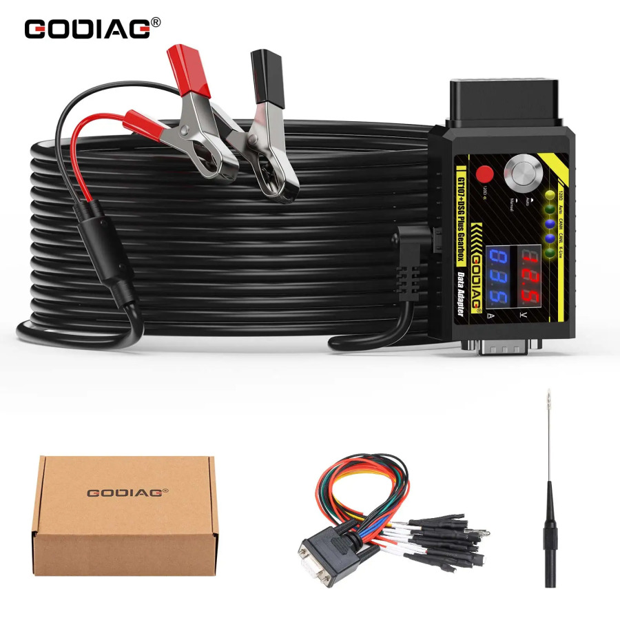 GODIAG ECU GPT Boot/G-V Кабель ЭБУ/Кабель коробки передач 7-в-1/Кабель коробки передач 9-в-1+GT107+ Адаптер данных коробки передач DSG Plus