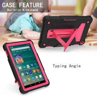 Сверхмощный защитный чехол для планшета с подставкой для Kindle Fire HD8 Plus 2022 2020, чехол Amazon Kindle HD10 HD 10 Plus Fire 7 2022