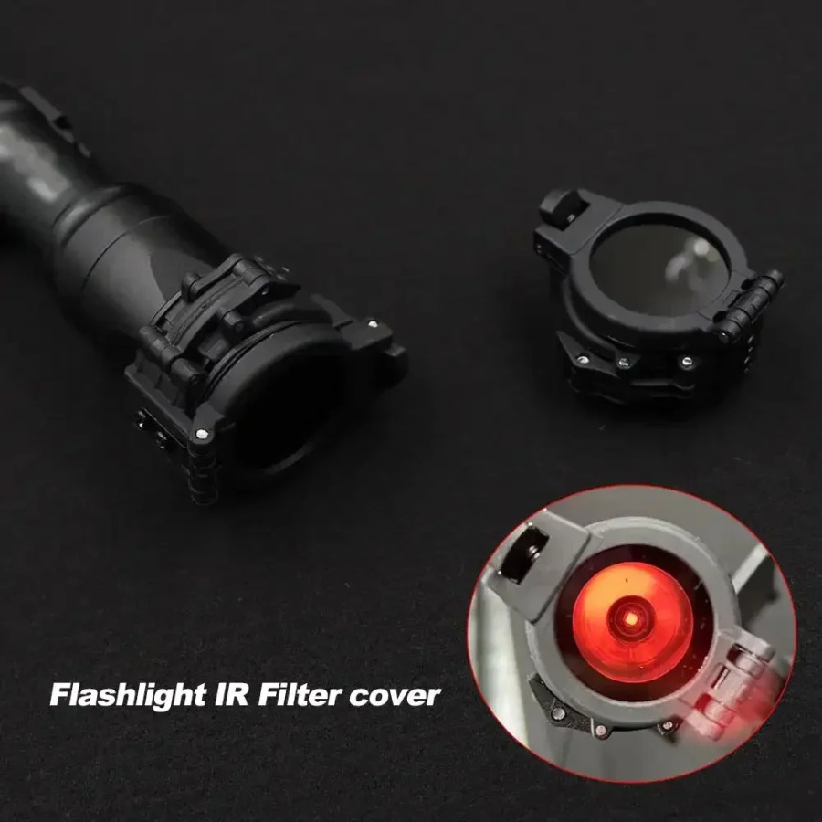 Защитная крышка для фонарика серии Surefire M300C M600C ИК-инфракрасный фильтр Специальная бленда для линз M600A M300A Диффузор света