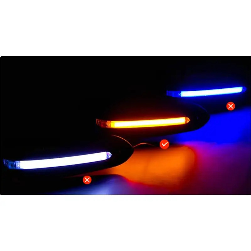 Motocross va Enduro uchun LED yoritgichli, suv oʻtkazmaydigan mototsikl tutqichi himoyachilari