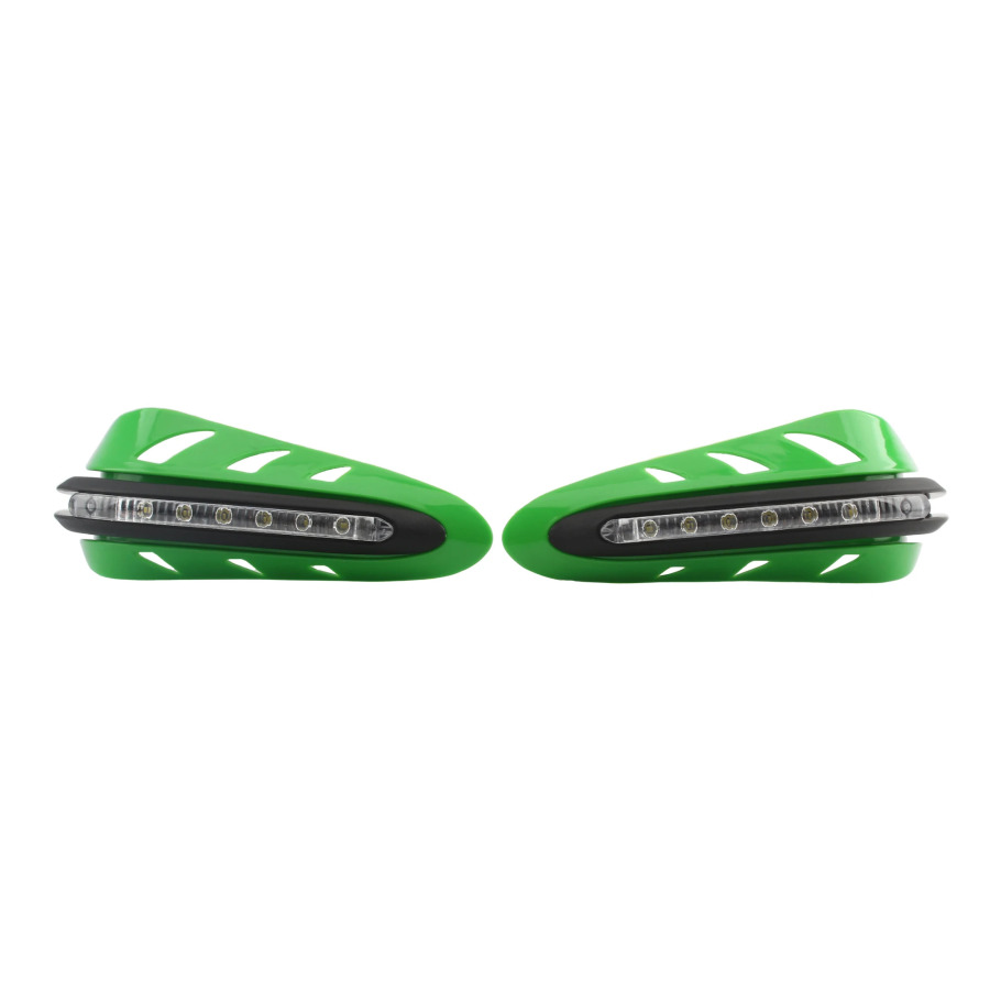 Mototsikl qoʻriqchilari manjetlari LED burilish signali miltillovchi qoʻriqchi Mototsikl kir velosipedi Enduro Handguard motokros