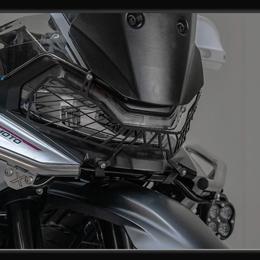 Защитная сетка для передней фары мотоцикла CFMOTO 800MT-X 800mtx, решетка-кожух для фары, сетчатый чехол для лампы