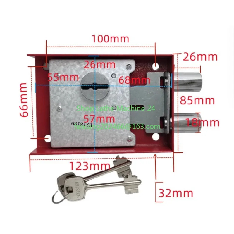 Blade Safe Kichkina Parol Xavfsiz Mexanik Qulf Oʻgʻirlikka qarshi qulf