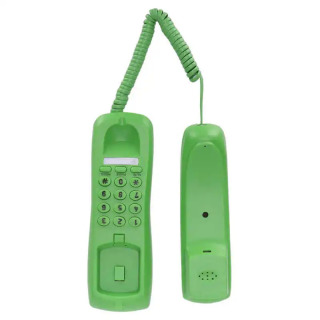 Statsionar telefon, devor telefoni, ofis, uy, mehmonxona uchun jim pauza funksiyasiga ega statsionar simli telefon.