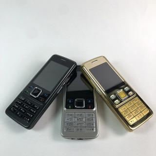 Asl qulflanmagan mobil telefon 6300 Finlyandiyada ishlab chiqarilgan 2G GSM 2MP rus arabcha ibroniycha inglizcha klaviatura mobil telefoni